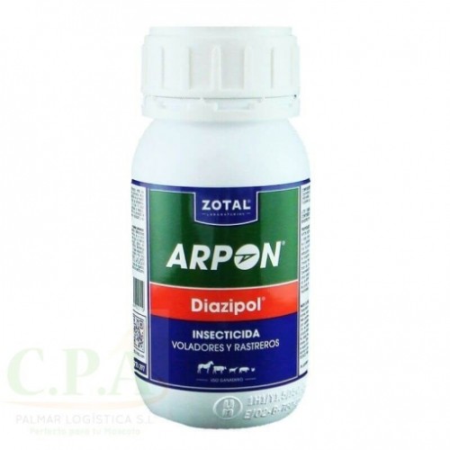 ZOTAL ARPON DIAZIPOL INSECT.GANADERO 250 ML C/24 INSECTICIDAS